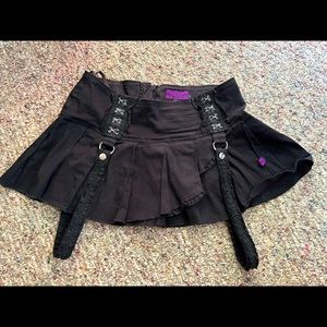 Black Tripp NYC bondage skirt